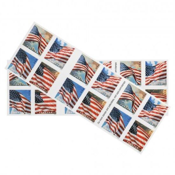 2024 US Flag 1 Booklet Postage First Class Forever Stamps