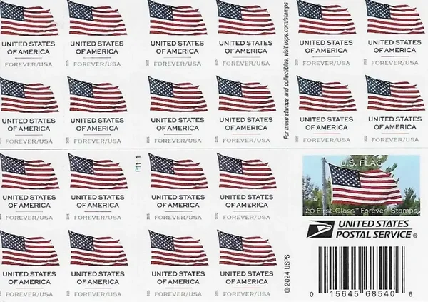 2025 Forever Booklets of 20 each Postage First Class Stamps