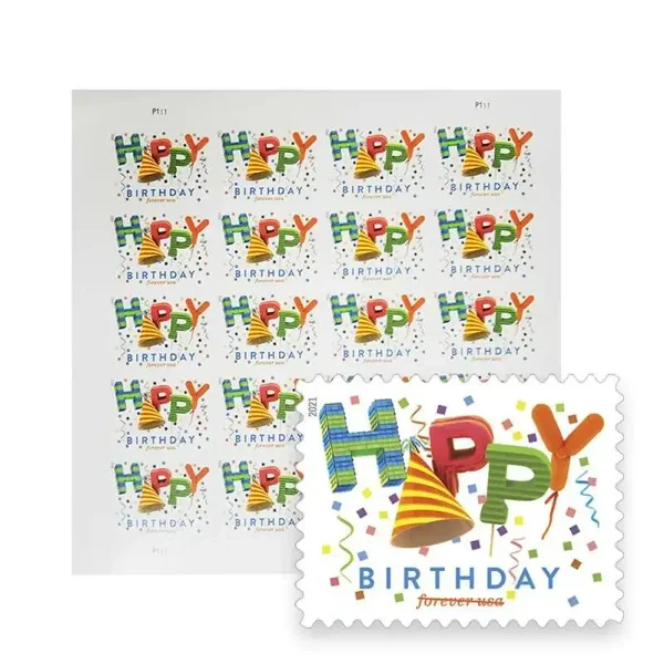 2021 Happy Birthday Forever Stamps