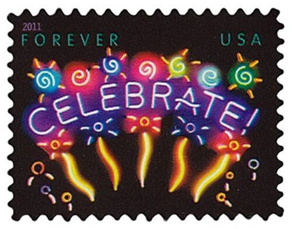 2011 Celebration (Black) Forever Stamps