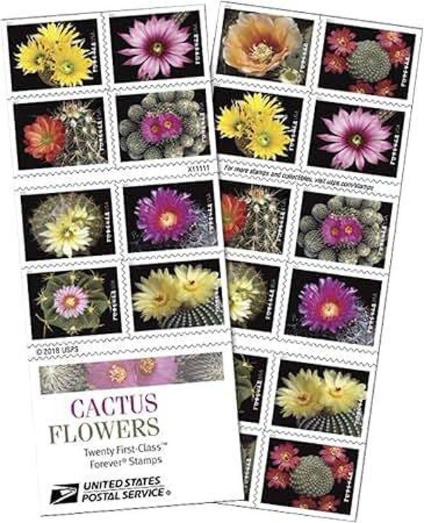 2018 Cactus Flowers NEW Forever Stamps