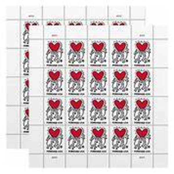2025 Love (people w/ hearts) Forever First Class Stamps