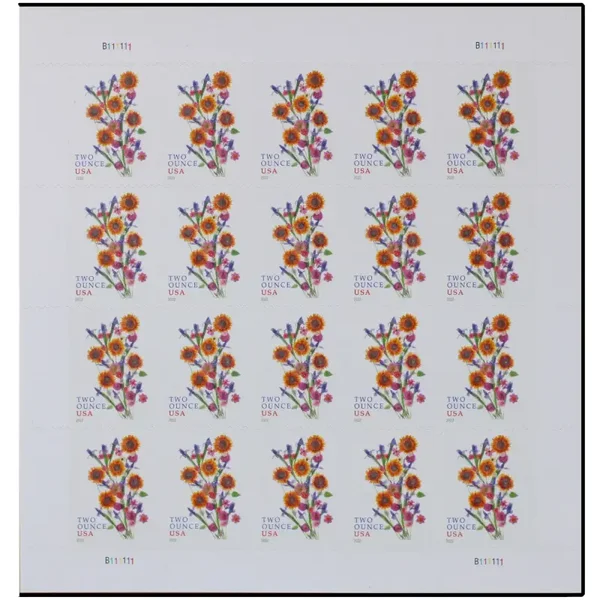 2022 Sunflower Bouquet 2 OZ Forever Postage Stamps