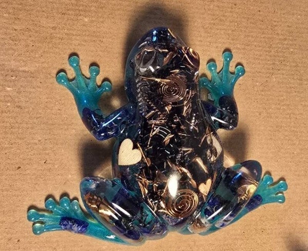 Grenouille verte et marron