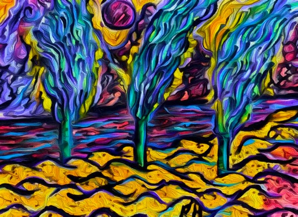 Down by the River (8"X8"PRINT ONLY)