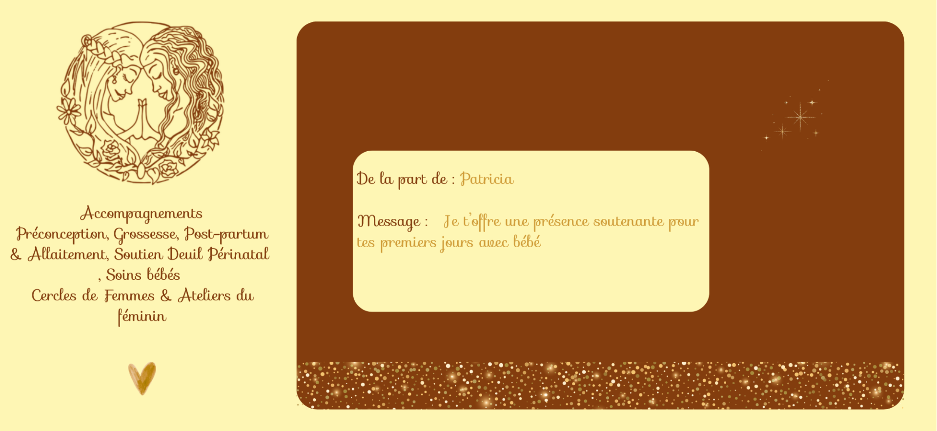 Bon cadeau Soutien-Post Natal