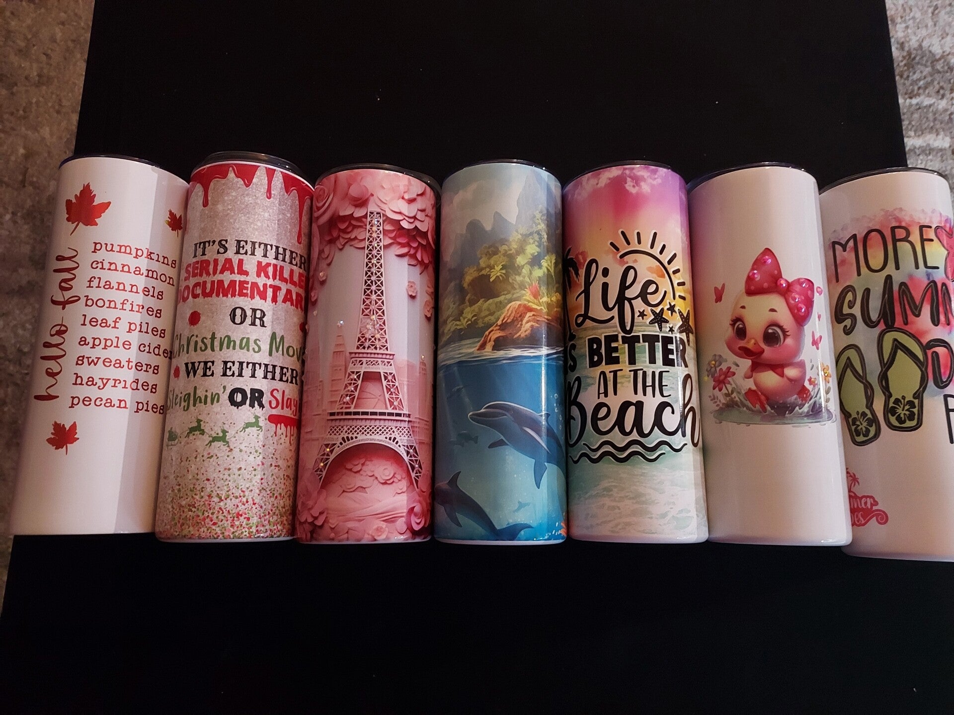 Tumblers, coffee cups, kids tumblers, bling plastic tumblers, 40 oz tumblers