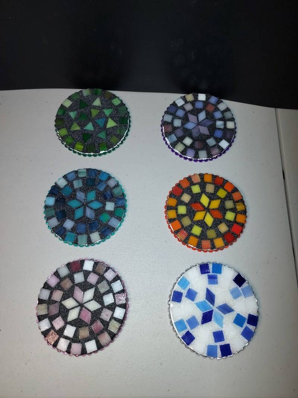 Mosaic coasters