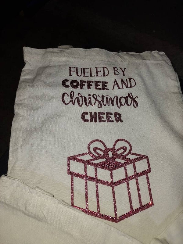 seasonal cloth decorated reusable bags
