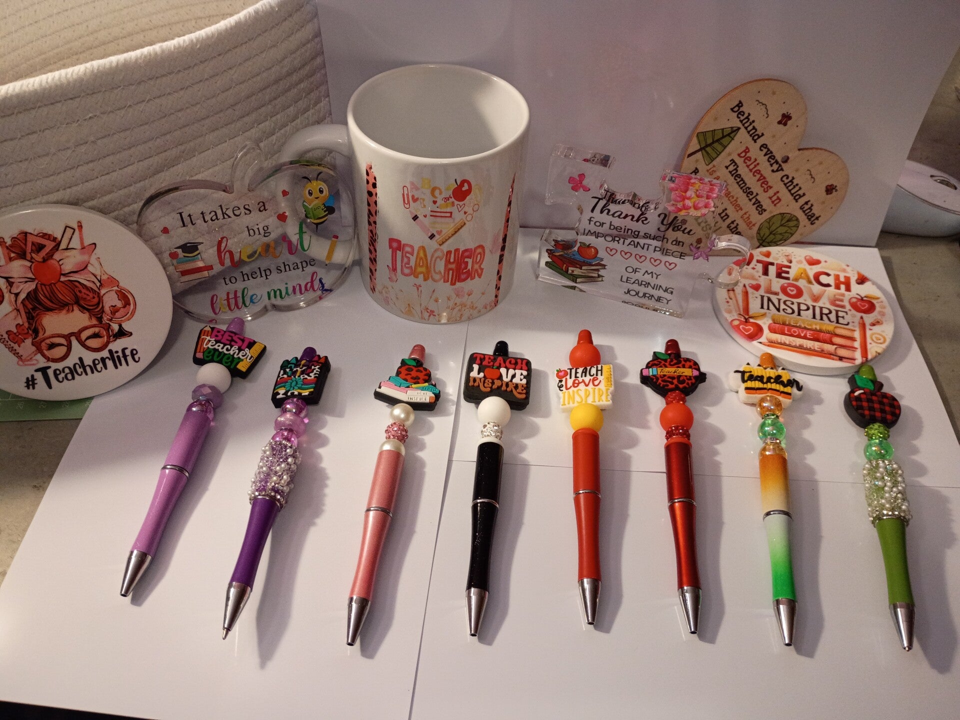 decorated pens