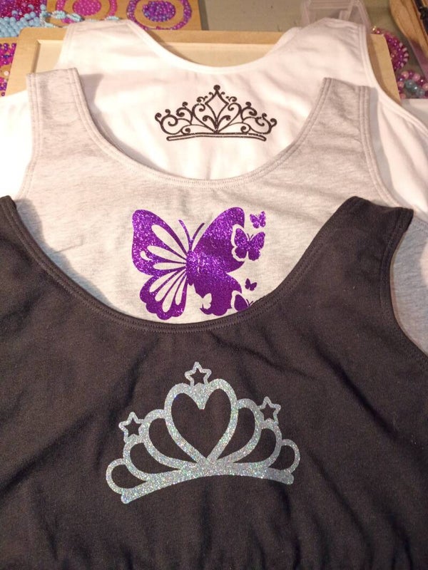 women's or girls bling sports bras