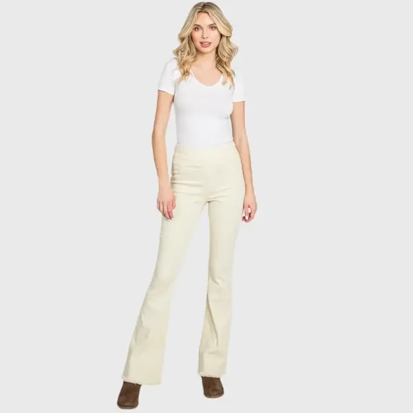 Petra Pull-On Bootcut w/ Frayed Hem