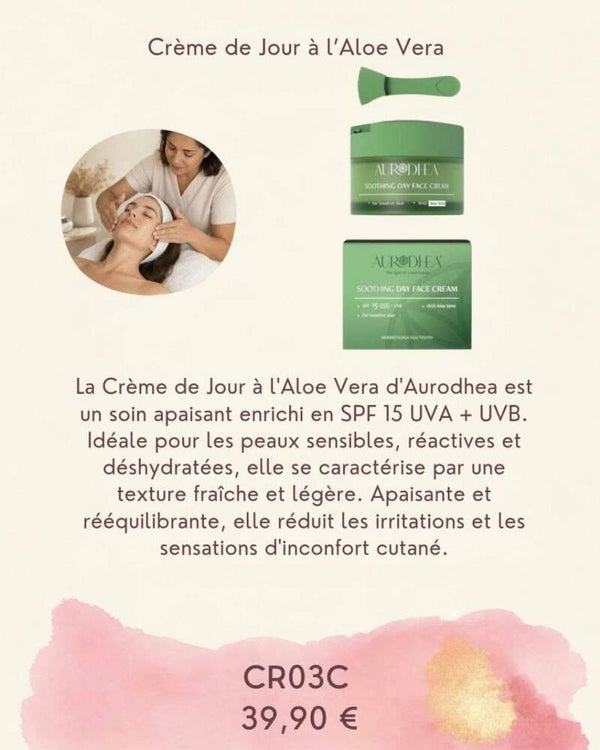 Crème de jour a l aloe vera