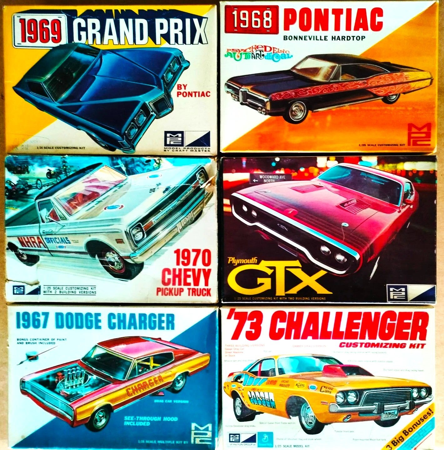 VINTAGE MPC MODEL CAR KITS 1/25 ORIGINAL