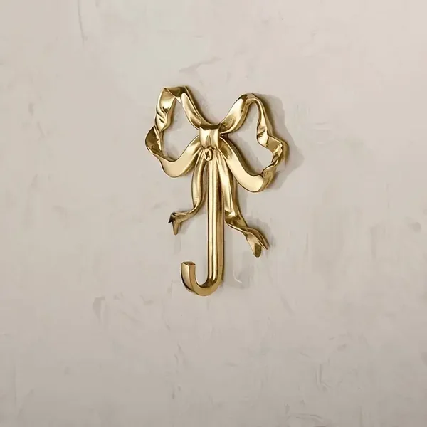 🎀 Wandhaak Strik – Goud