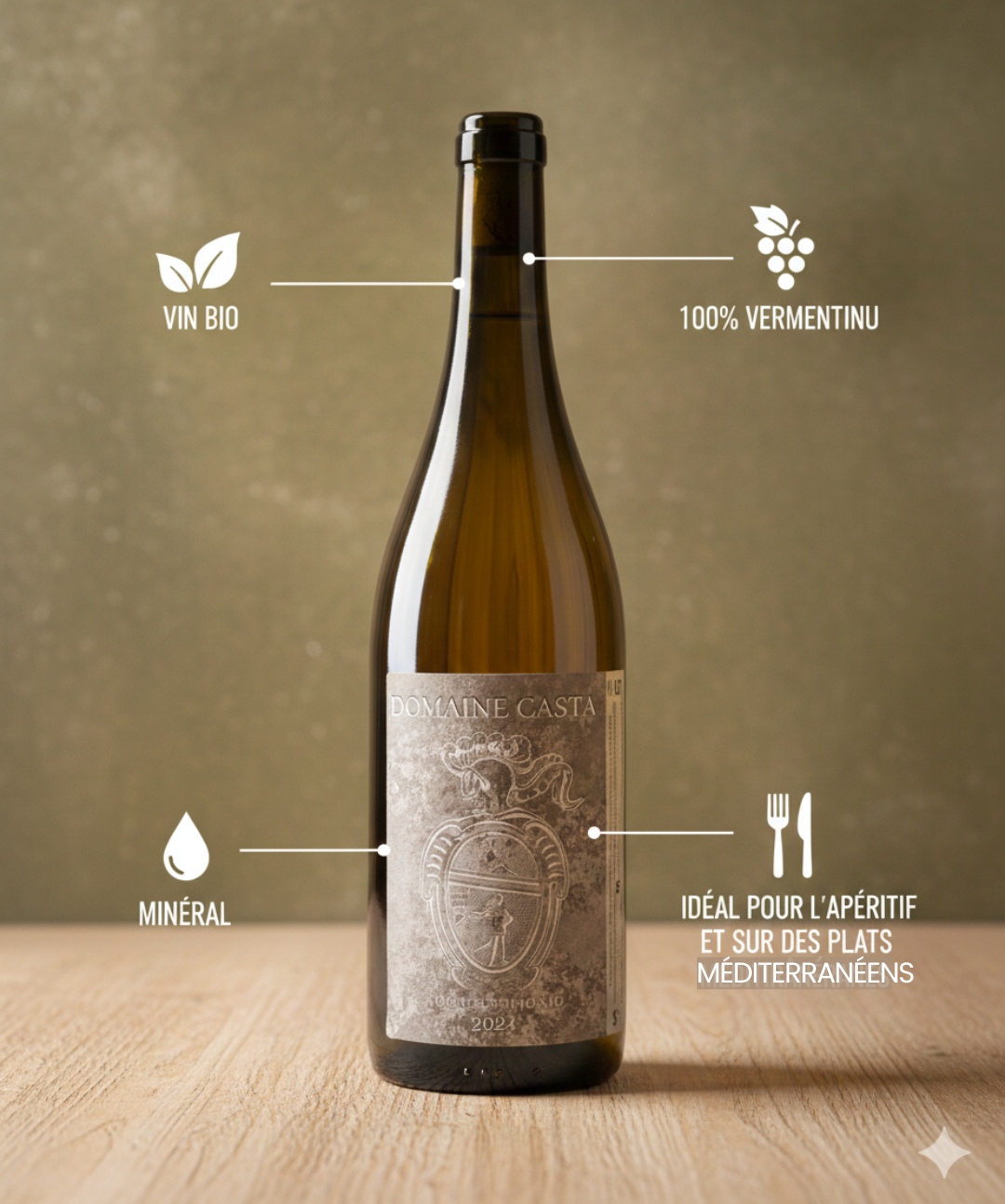 Cuvée blanc - AOP PATRIMONIU - BIO