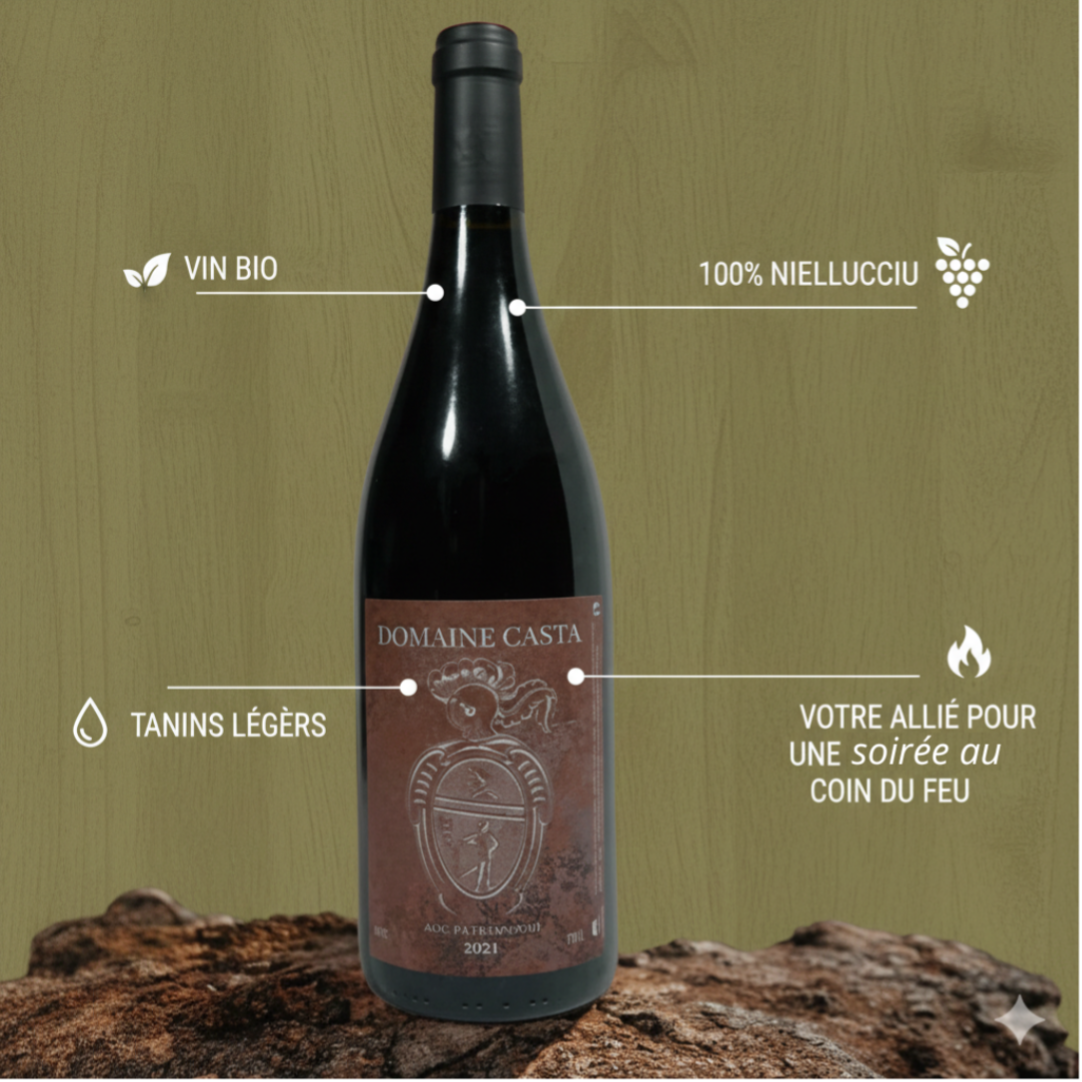 Cuvée rouge - AOP PATRIMONIU - BIO