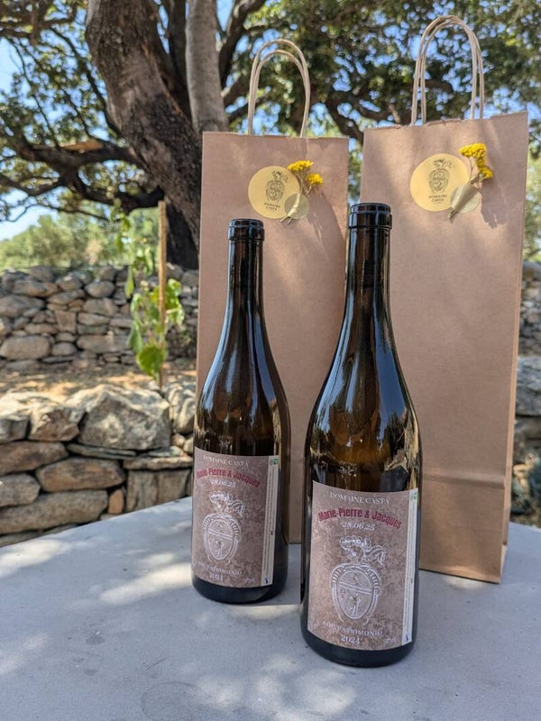 Vin blanc personnalisé