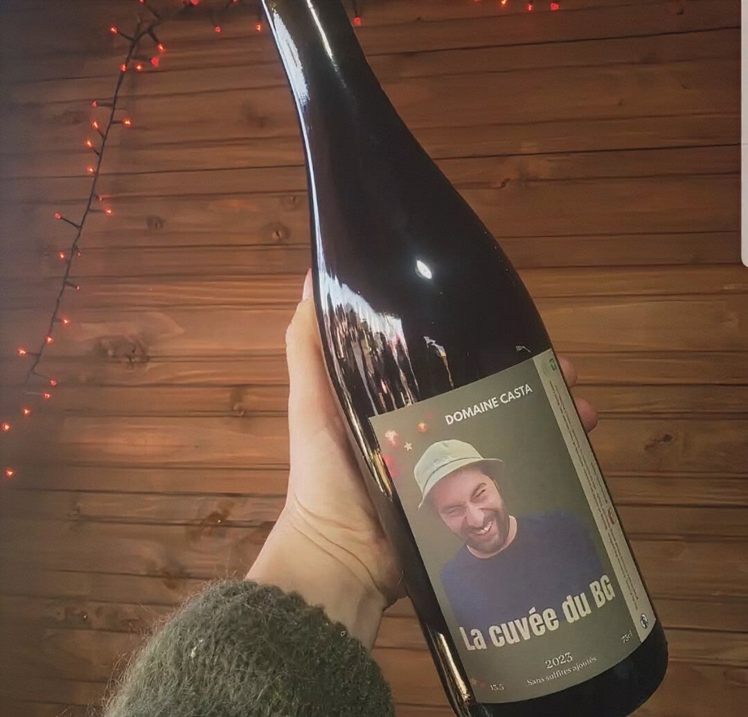 Vin rouge personnalisé