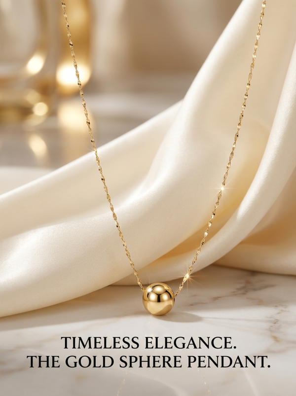 Sphere Pendant Necklace
