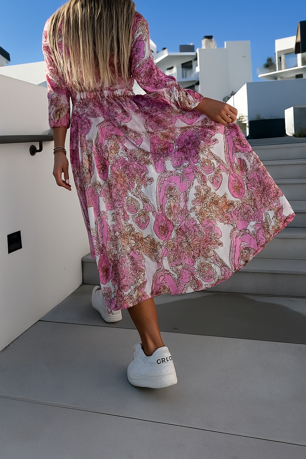 🌸 Robe Maxi à Imprimé Floral – Élégance en Fleur ! 🌸