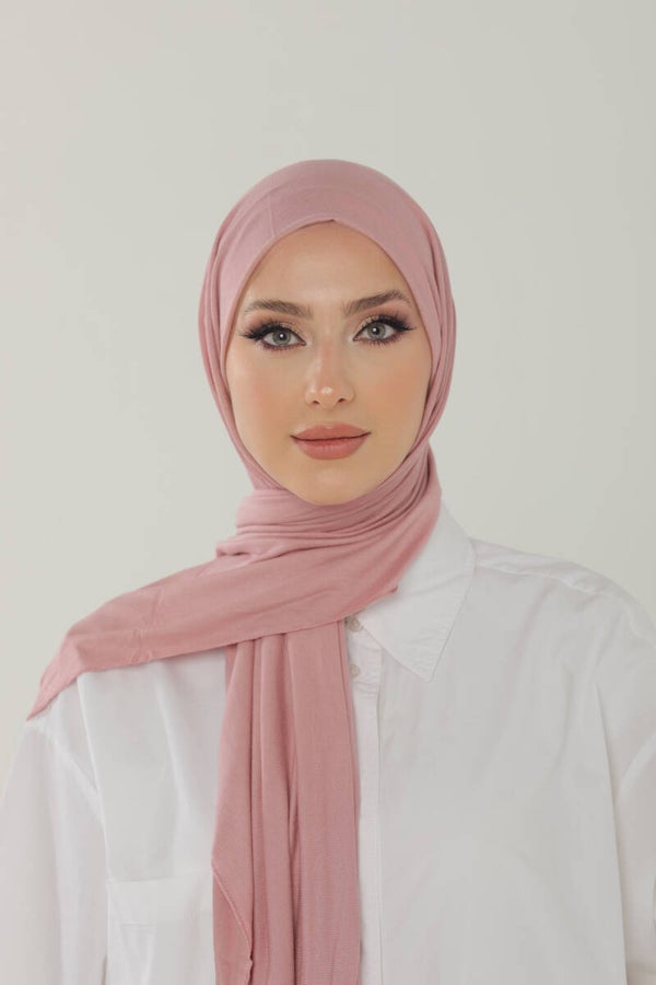 Soft Jersey Hijab Roze