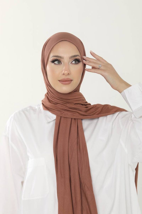 Soft Jersey Hijab Amber Licht
