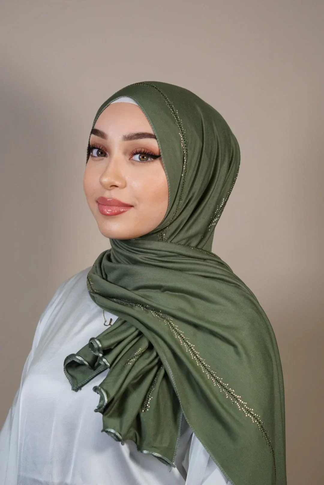 Premium Jersey Stone-Line Pistachio