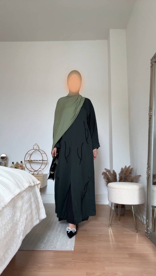 Emirati Abaya - Dark Green