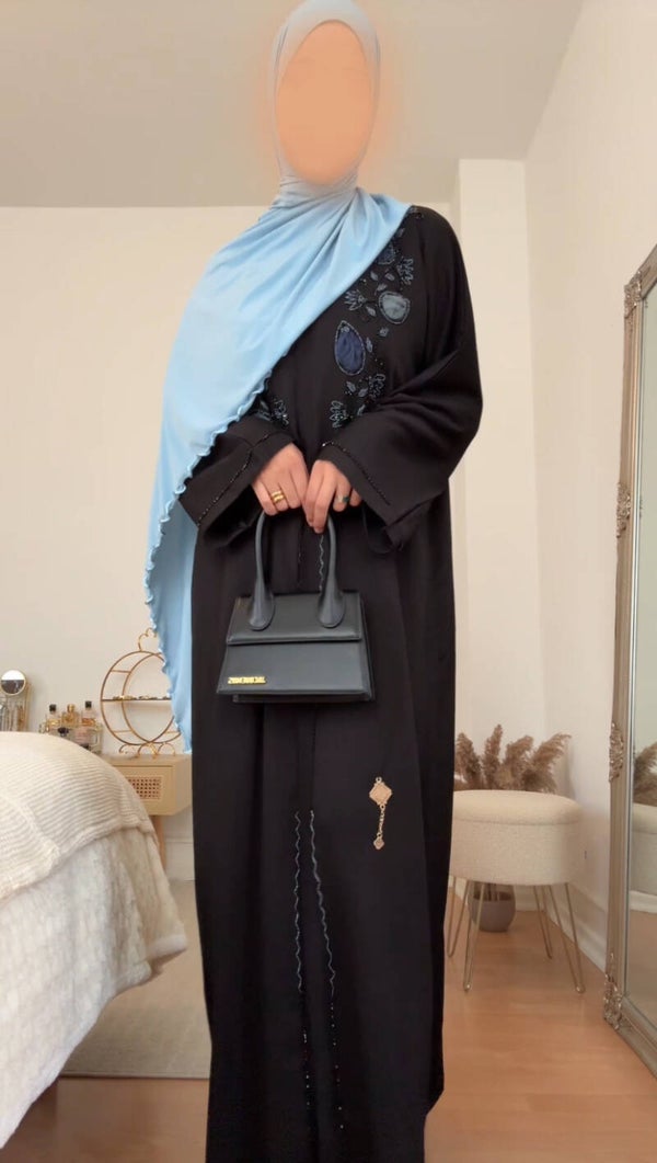 Emirati Abaya - Blue Tint