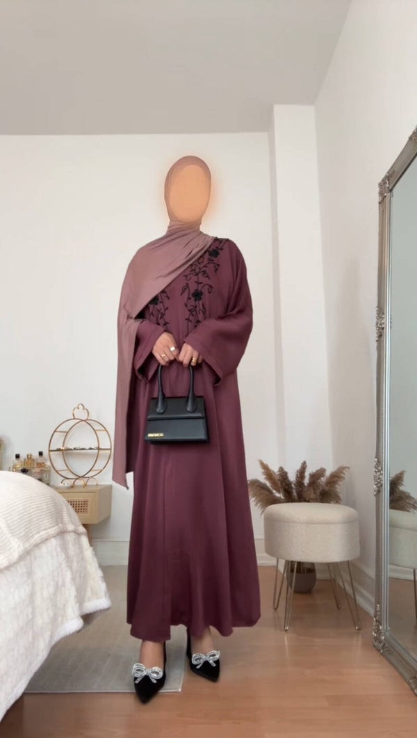 Emirati Abaya - Violet