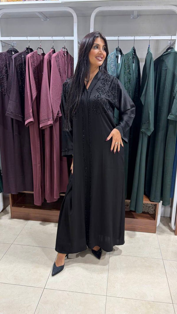 Emirati Abaya - Black Pearl
