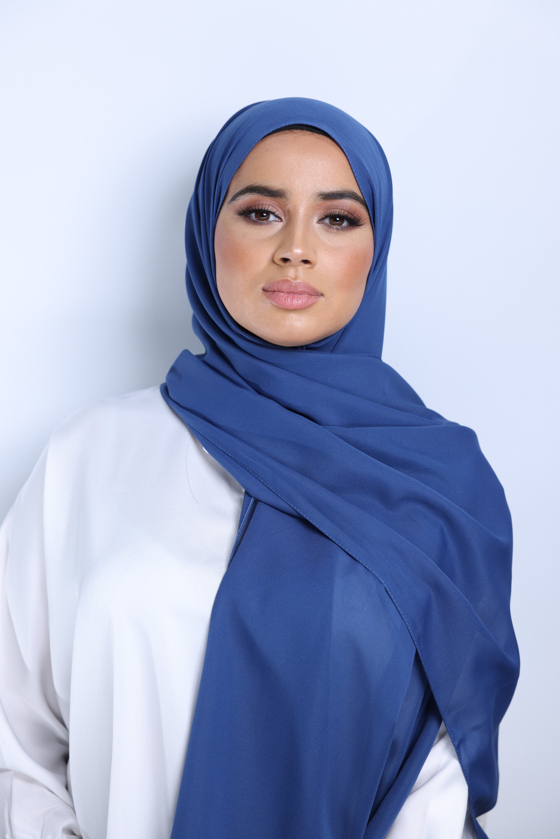 My Crepe Hijab Blauw