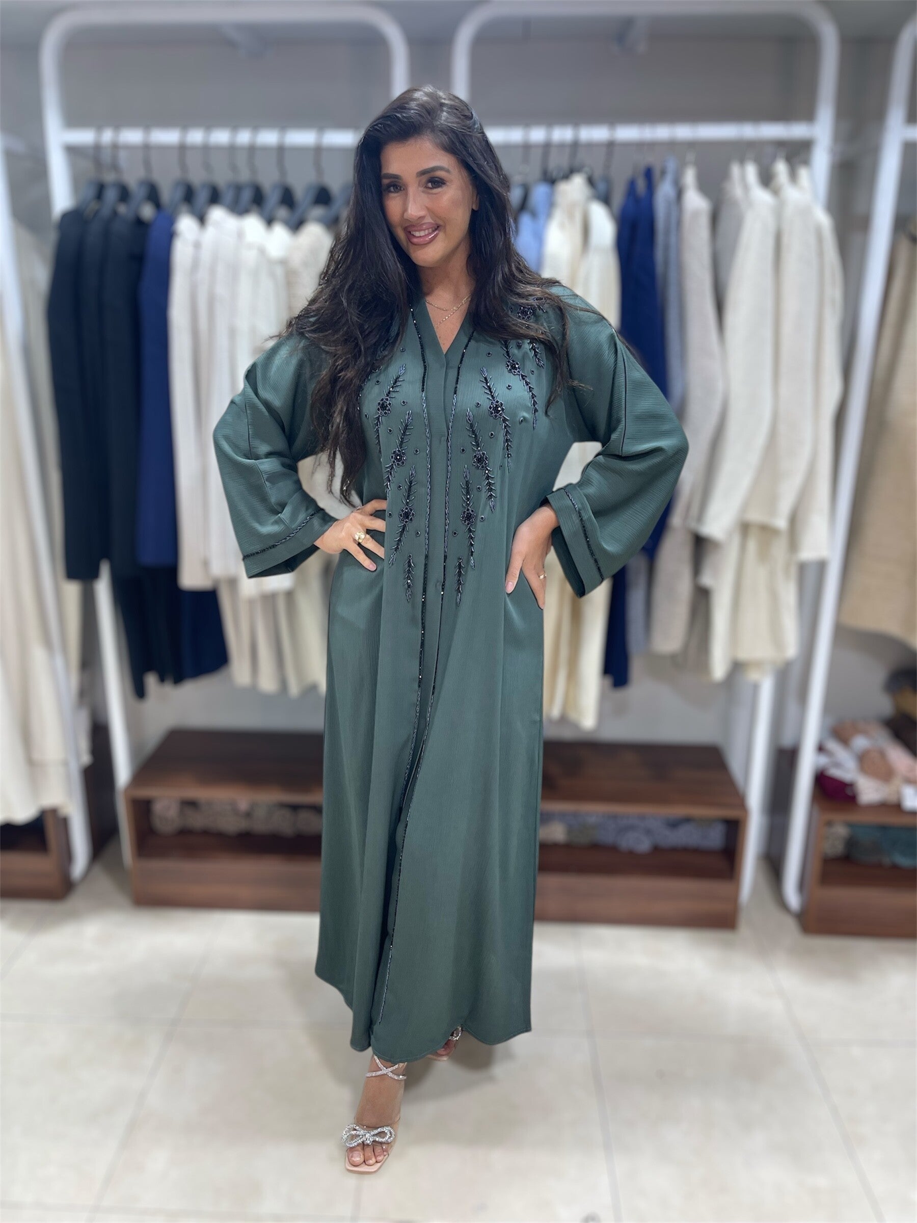 Emirati Abaya - Mint