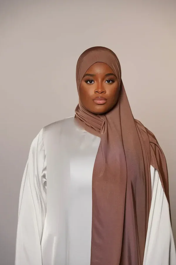 Satin premium jersey caramel