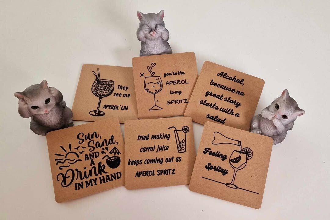 Onderzetters - gepersonaliseerd