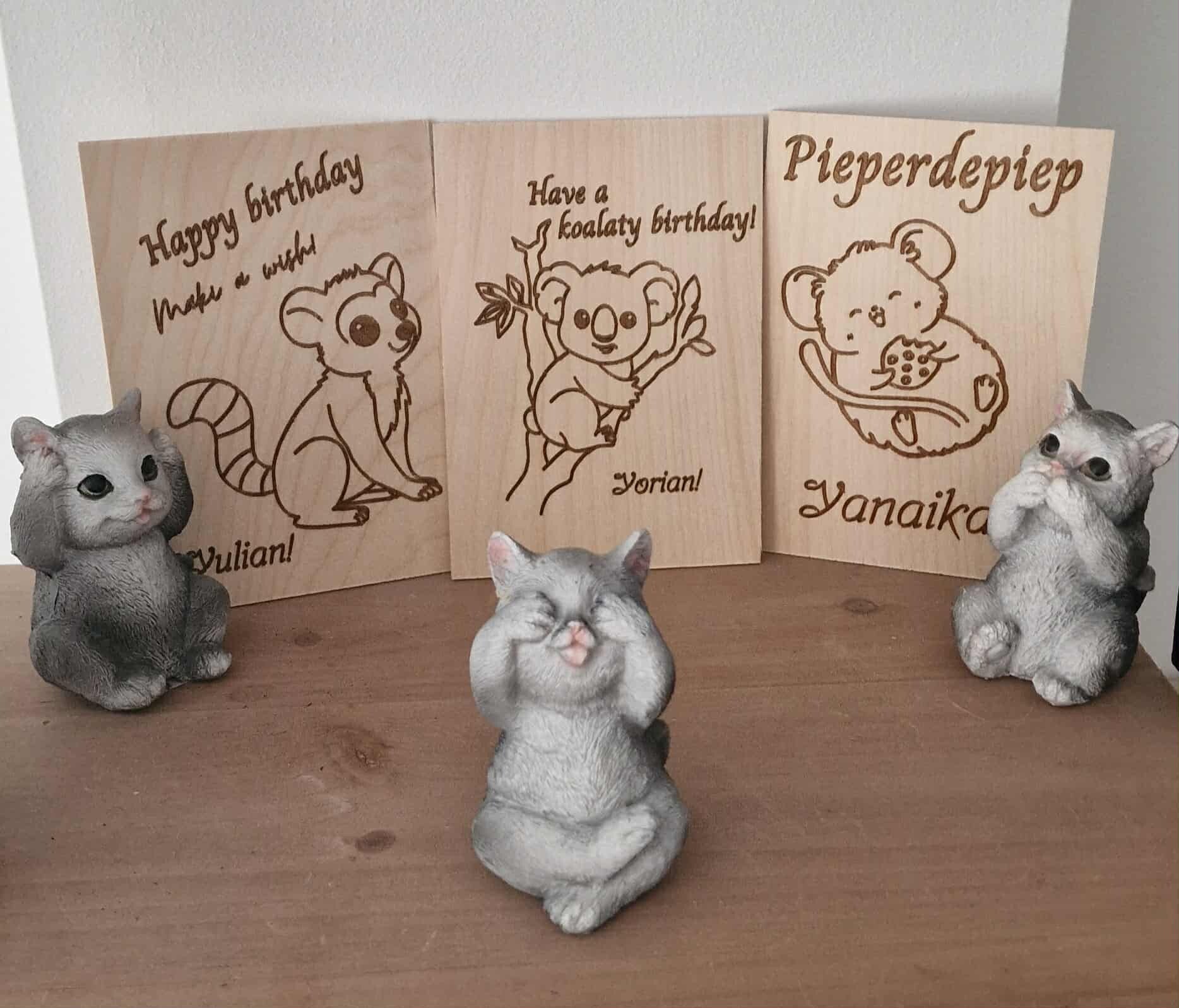 Kaartjes - gepersonaliseerd