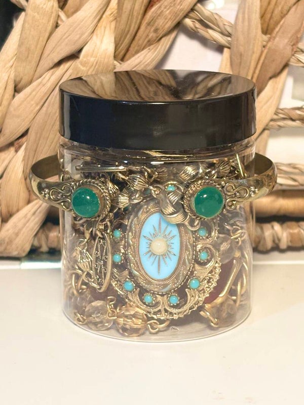 Vintage Mini Mystery Jewellery Jar