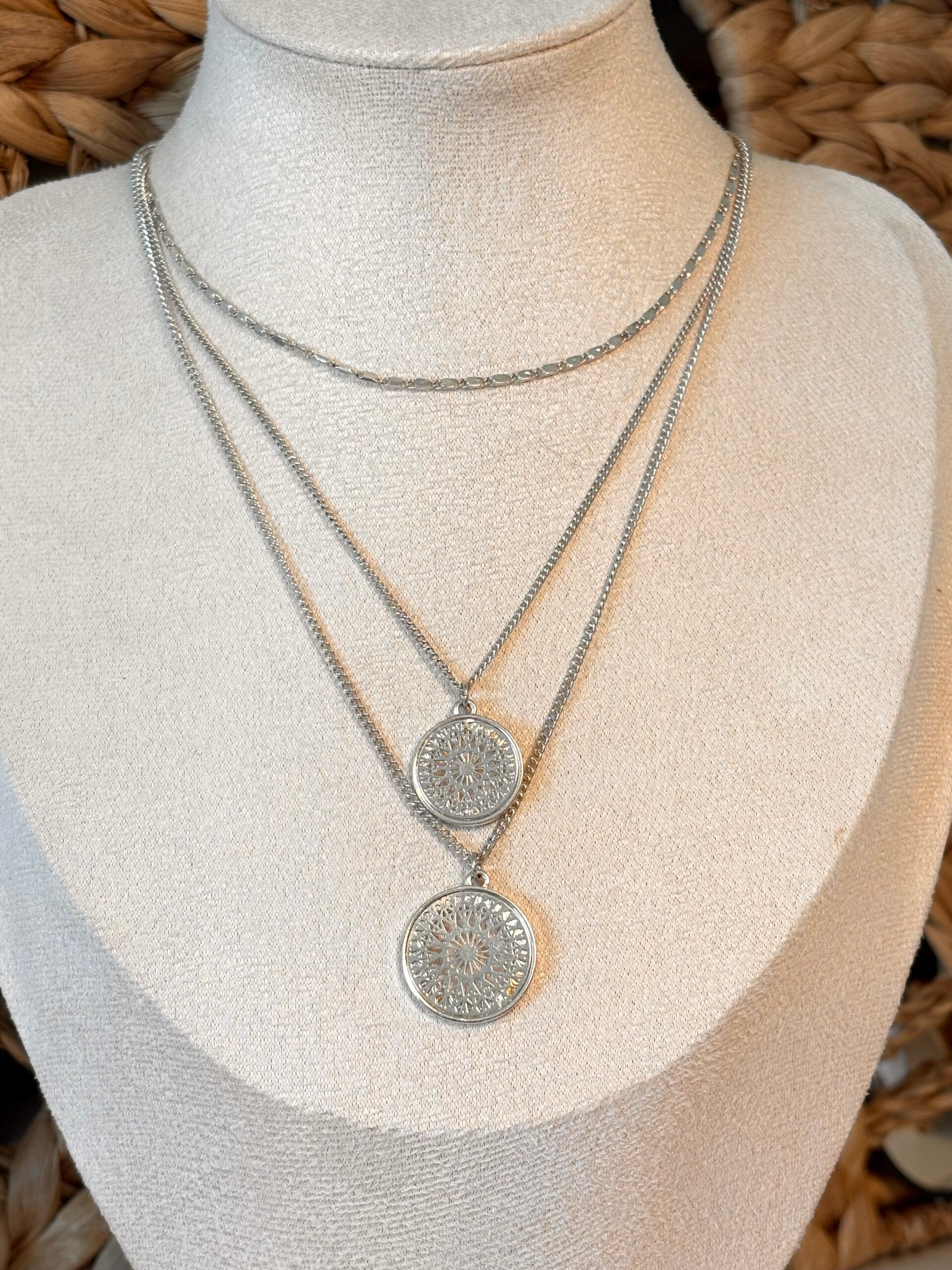 Lovisa Layered Mandala Necklace