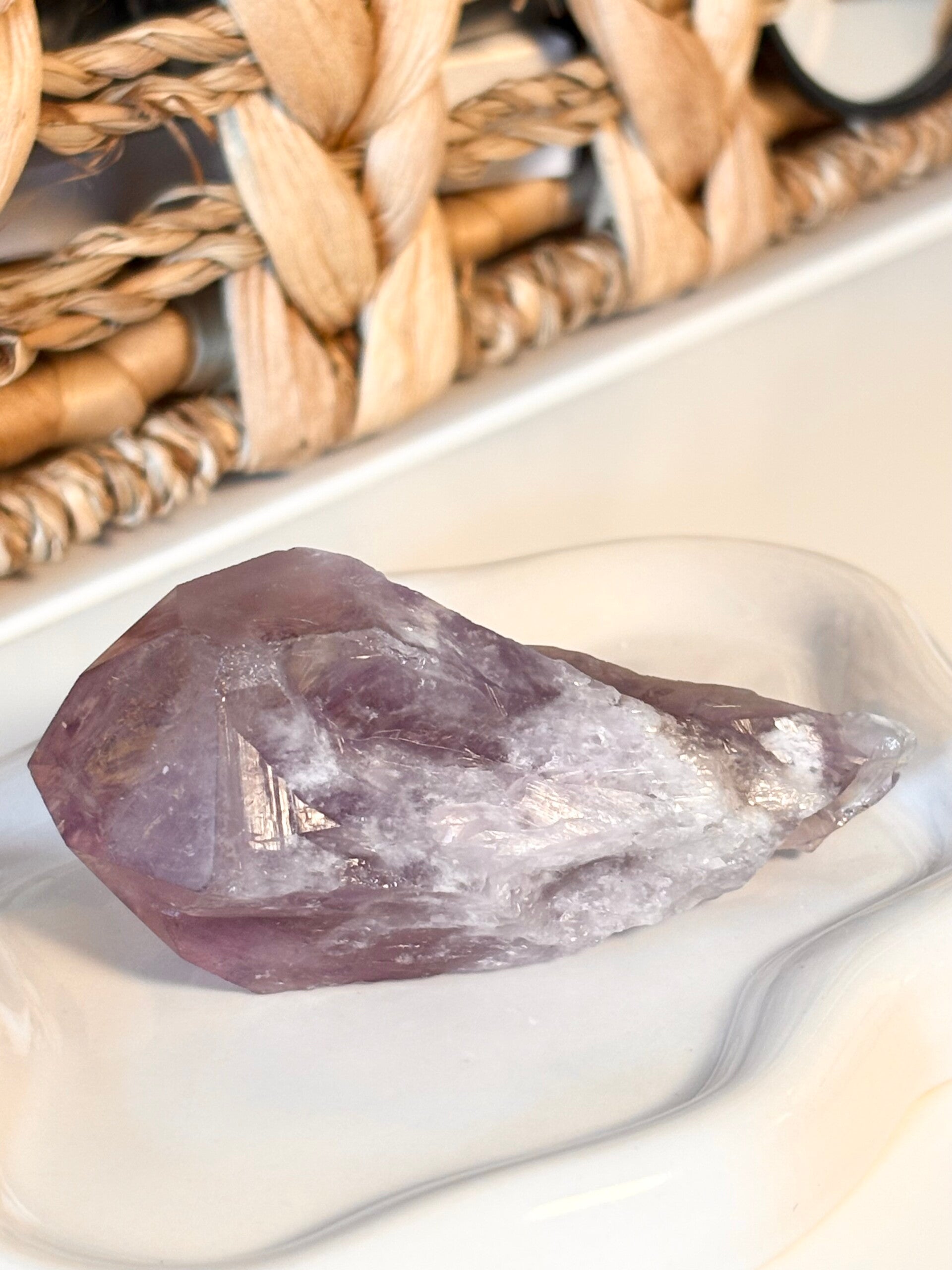 Raw Amethyst Root Point - 76g