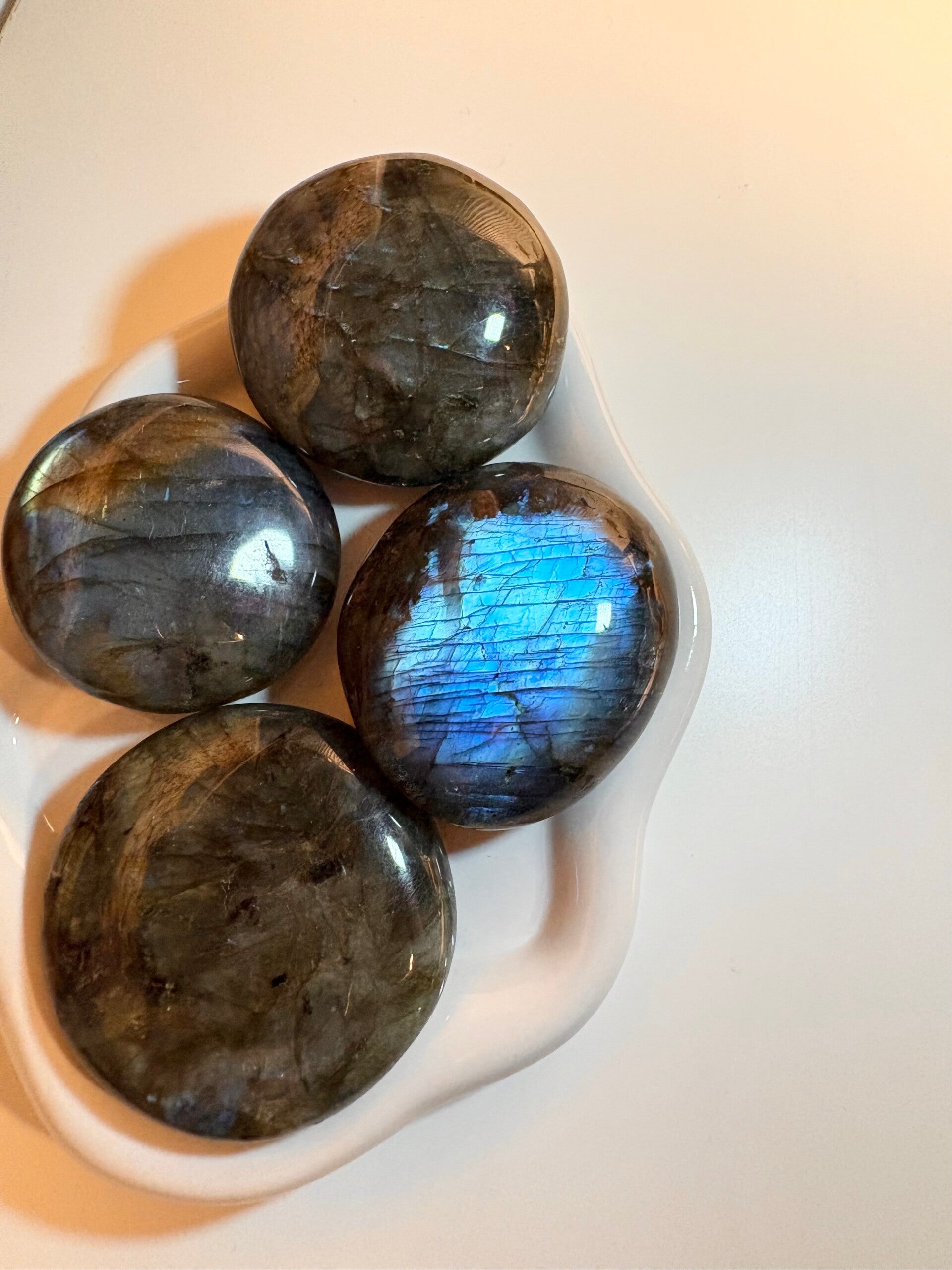 Labradorite Palm Stones