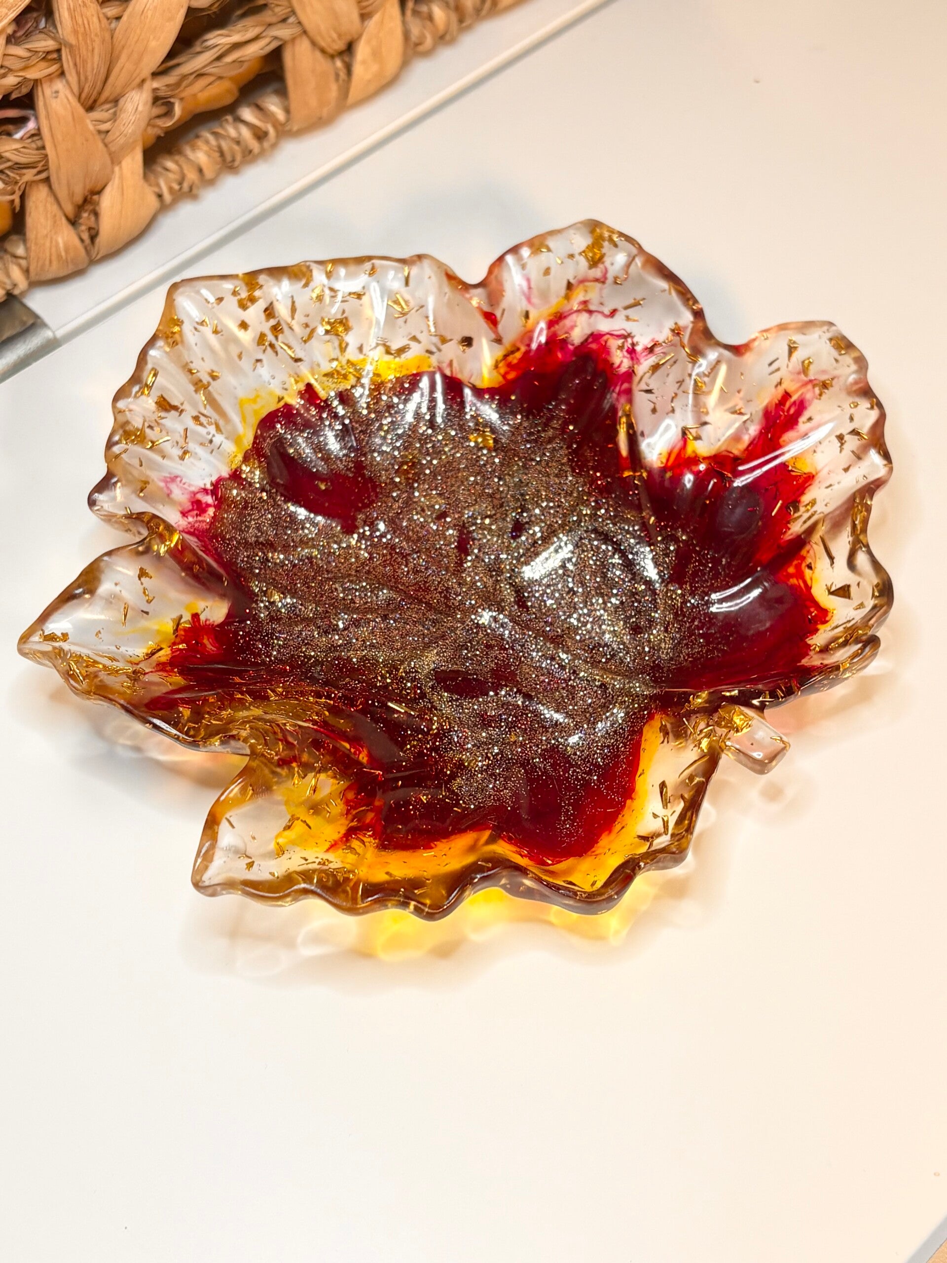 Magical Trinket Dish - Mystical Mix Maple Leaf