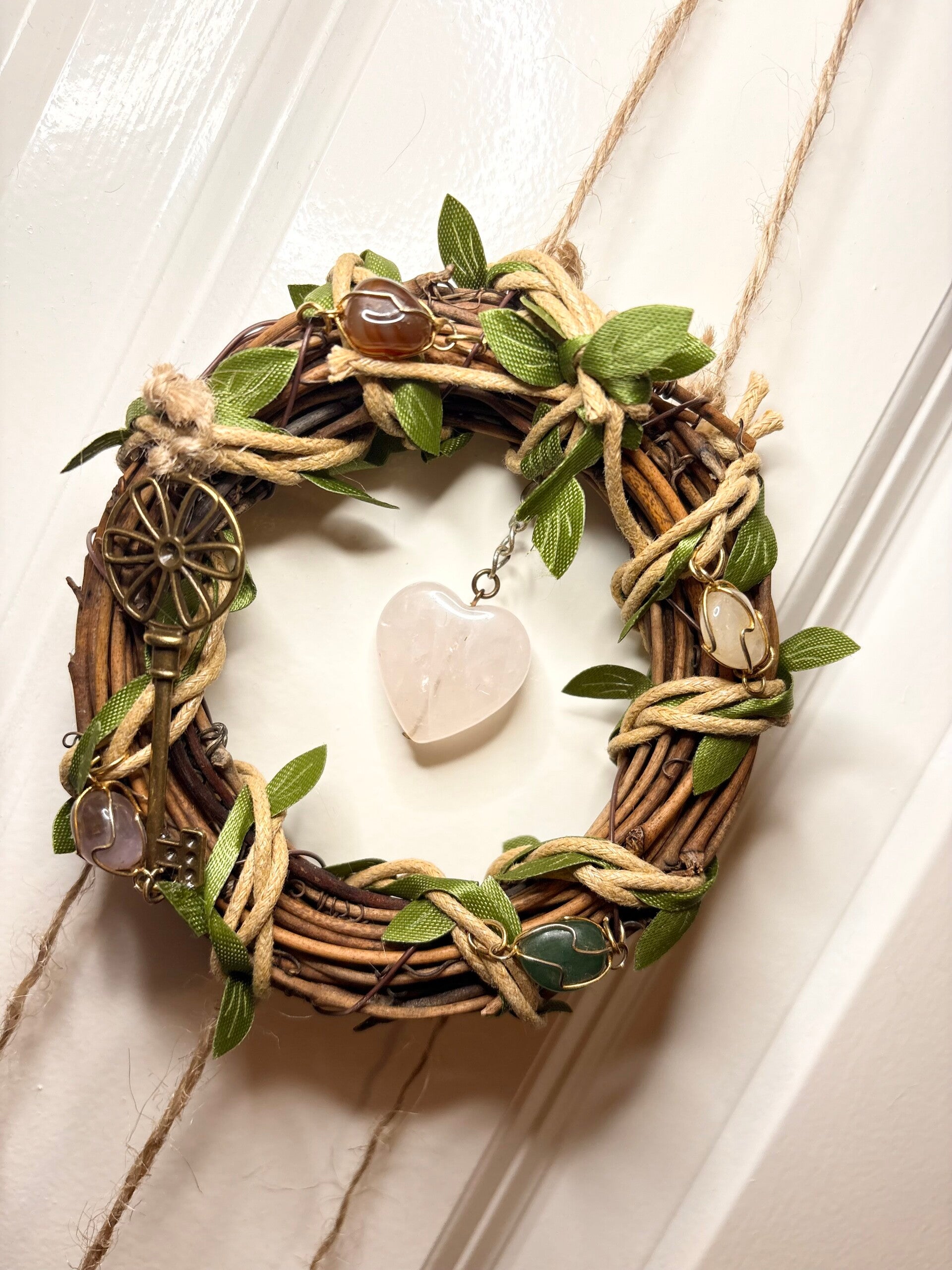 Handmade Witch’s Bells with Genuine Gemstones