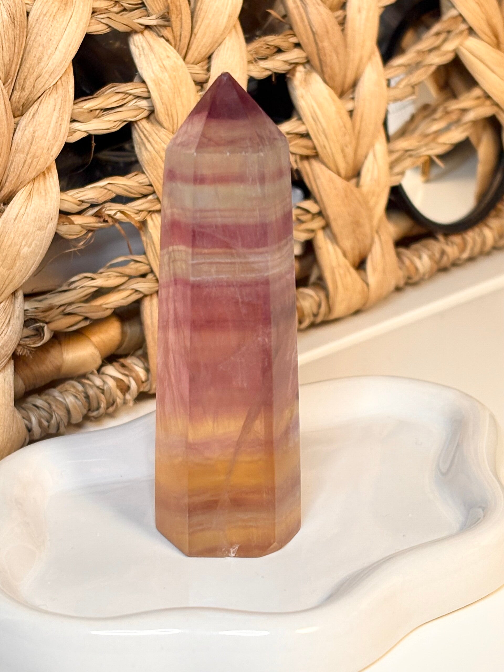 Candy Fluorite Tower - Perfectly Imperfect