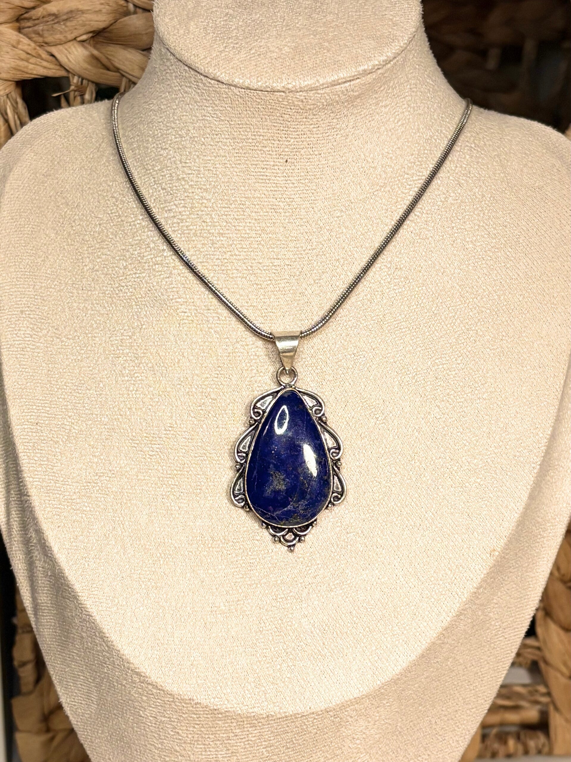 Lapis Lazuli Statement Necklace