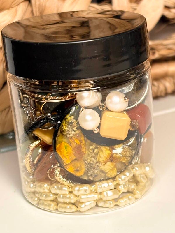 Mini Mystery Jewellery Jar - Golden Glow Edition