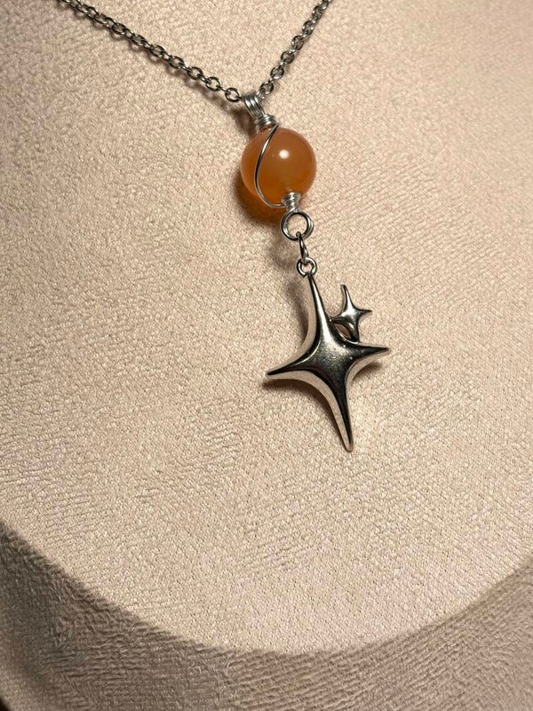 Handmade celestial necklace