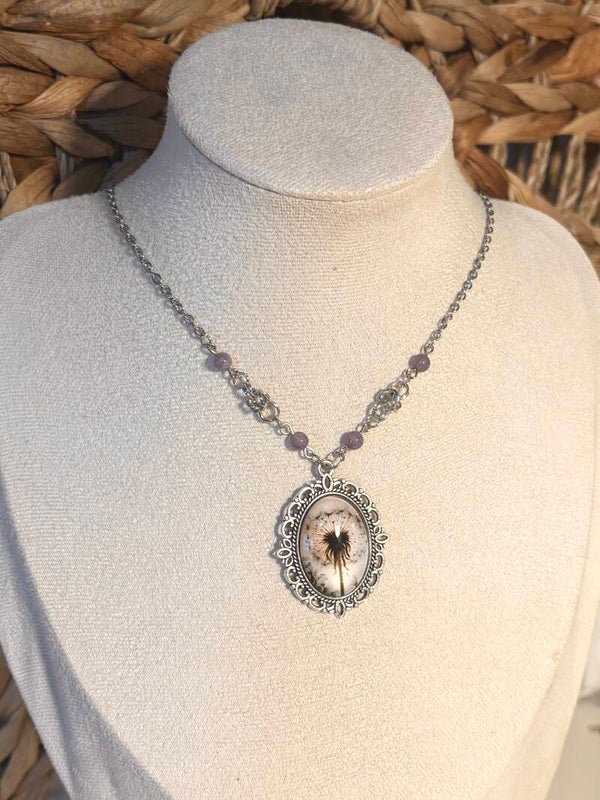 Make a Wish Necklace with Amethyst