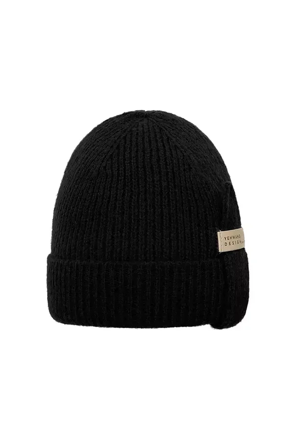 Beanie Yehwang Zwart Polyester