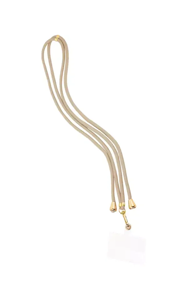 Telephone cord subtle print - beige